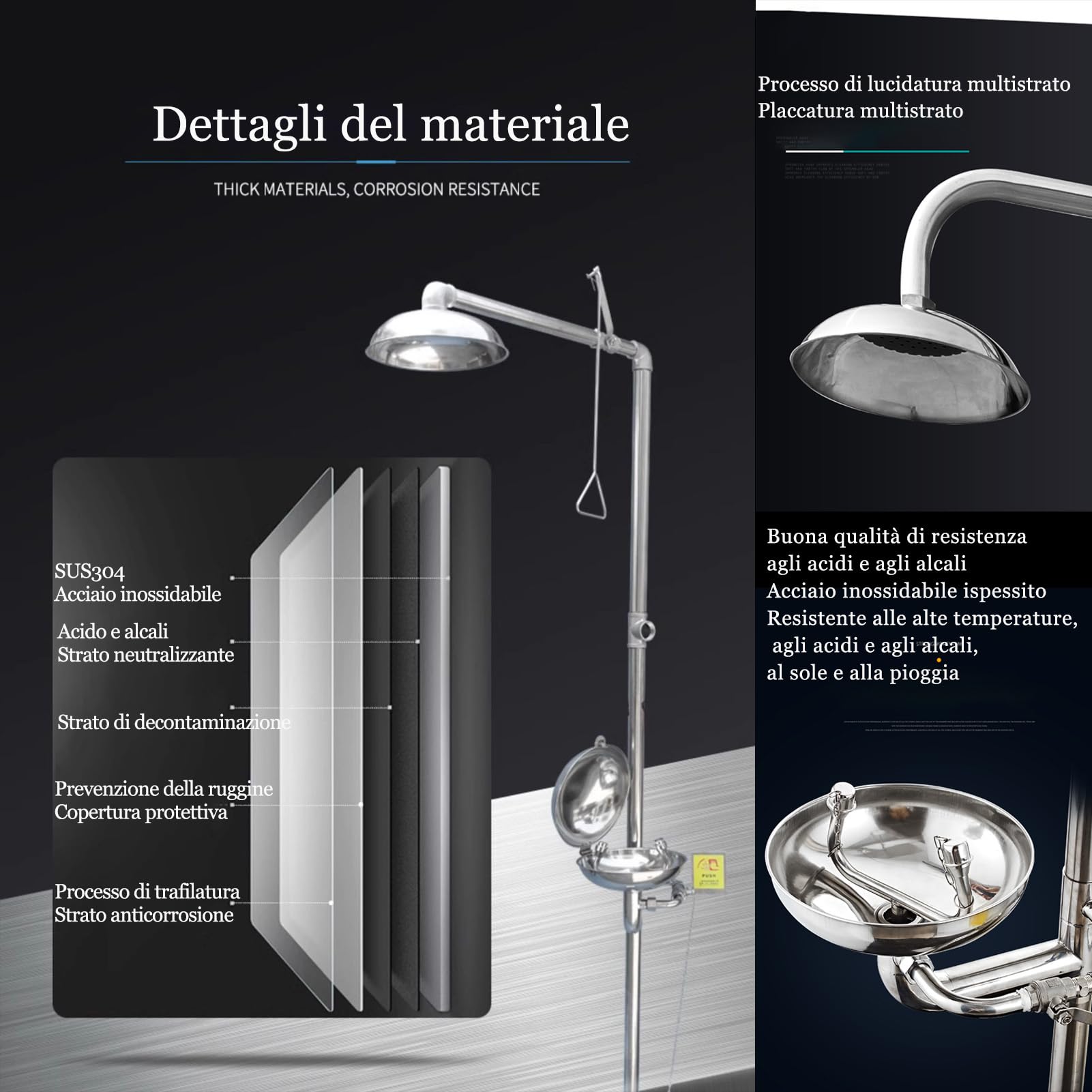 Lavaocchi Di Emergenza E Docce Oculari - .ir - Foto 12