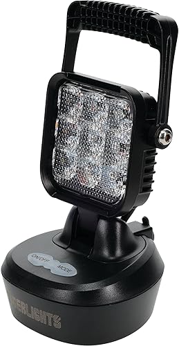Miniatura 2 de Tiger Lights TL2460 - Luz de trabajo magnética LED recargable de 1000 lúmenes, 3 3/8 de longitud, luz intermitente/inundación todoterreno