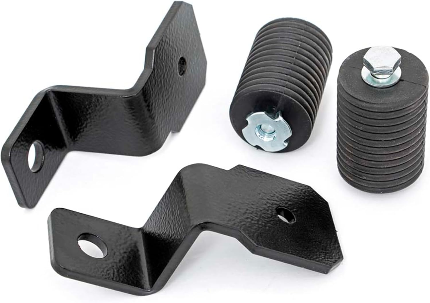 Rough Country Polaris LED Whip Light Bracket Kit for 17-22 General/Ranger- 93049 Black