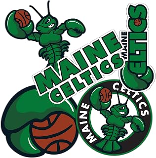 Desert Cactus Maine Celtics NBA G League Boston Celtics Minor League Basketball Officially Licensed Sticker Vinyl Decal Laptop Water Bottle Car Scrapbook (Type 2-1)