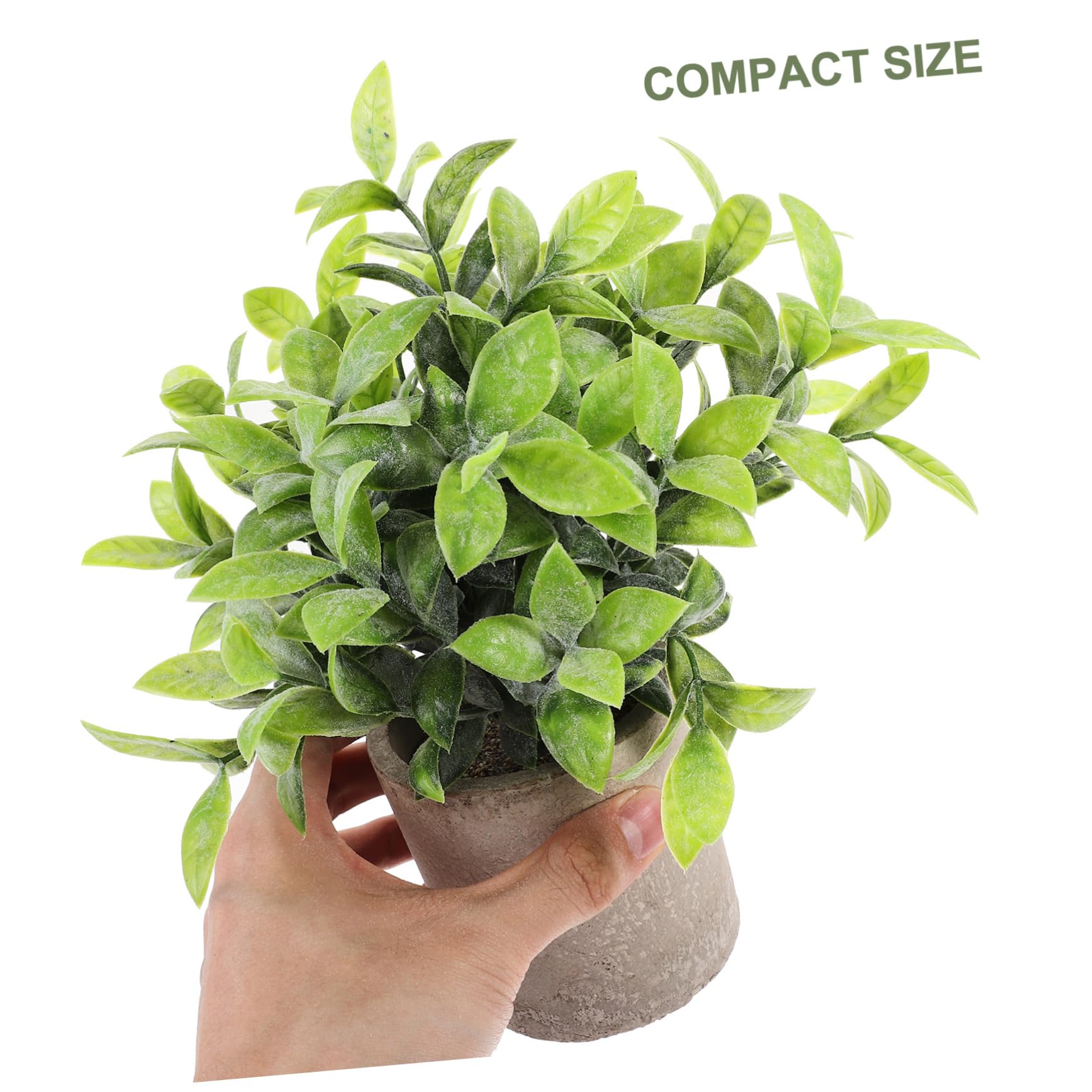 DECHOUS 3pezzi Piante Artificiali Eucalyptus Vaso Per Decorazioni Da Bonsai Realistico Per Casa e Ufficio Centrotavola Per Ambienti Moderni