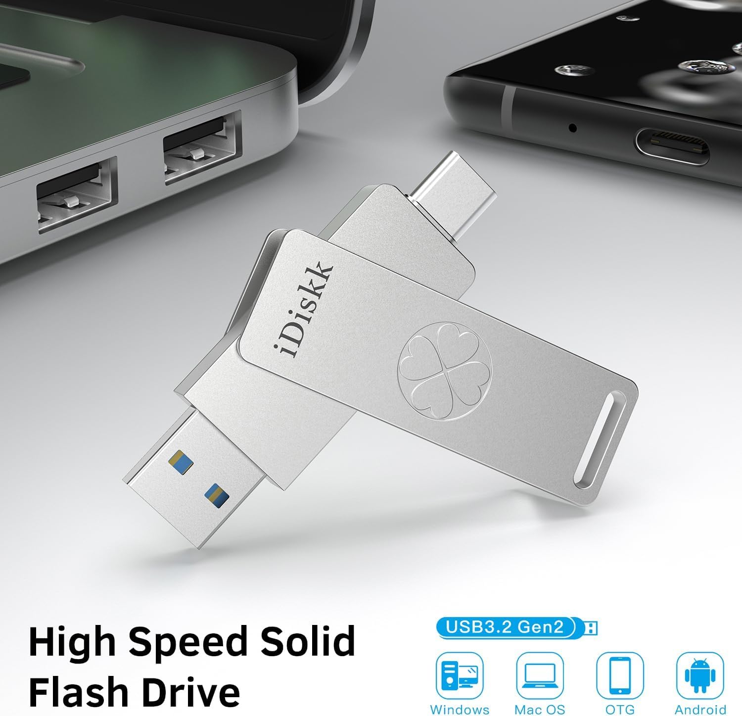 Amazon.co.jp: iDiskk 256GB フラッシュドライブ iPhone 17/16/15 Pro