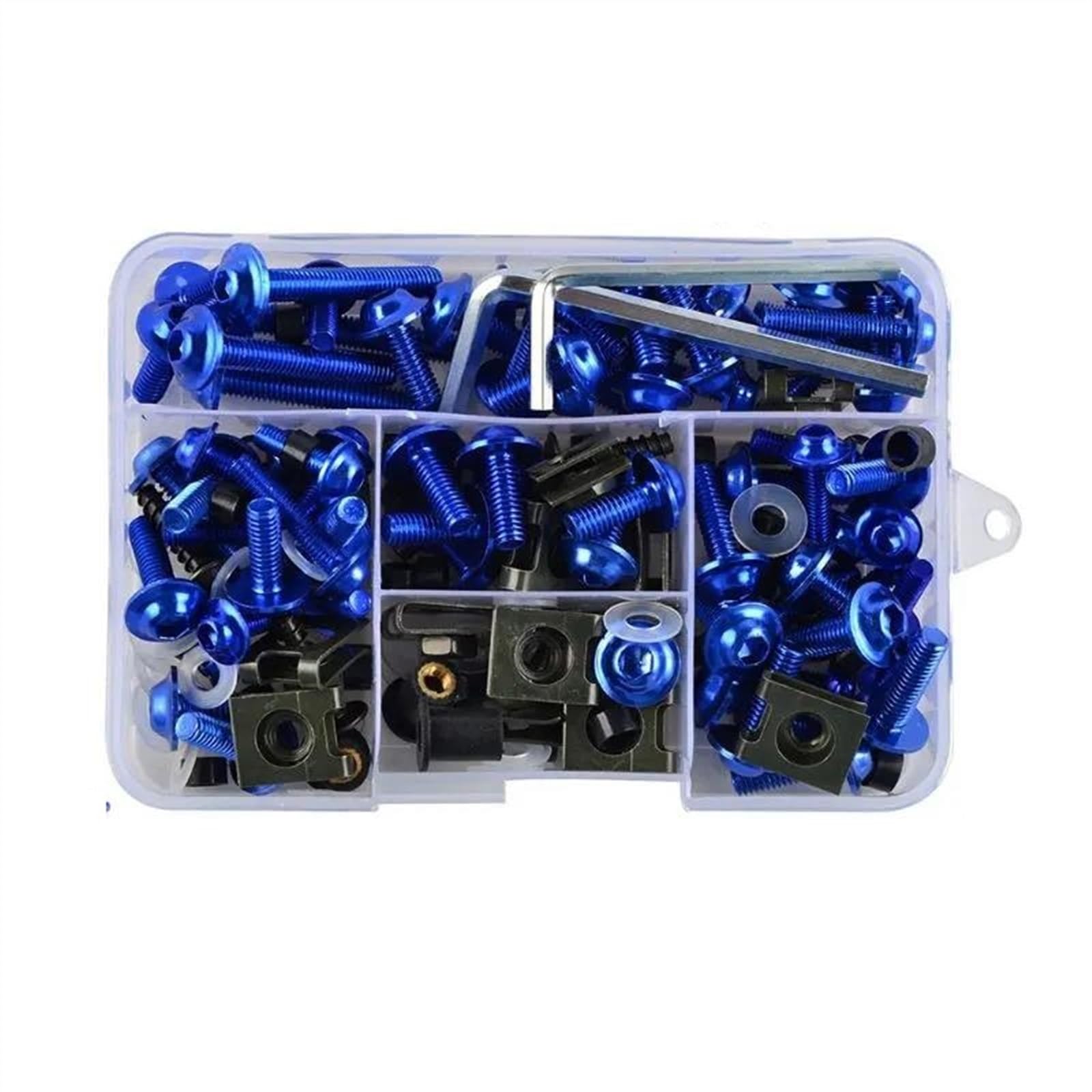 Motorcycle Fairing Bolts Kit CNC Screws Nut For CBR600RR CBR900RR CBR929RR CBR1000RR CBR 600RR 900RR 929RR 1000RR 600 CNC Alloy(Blu)