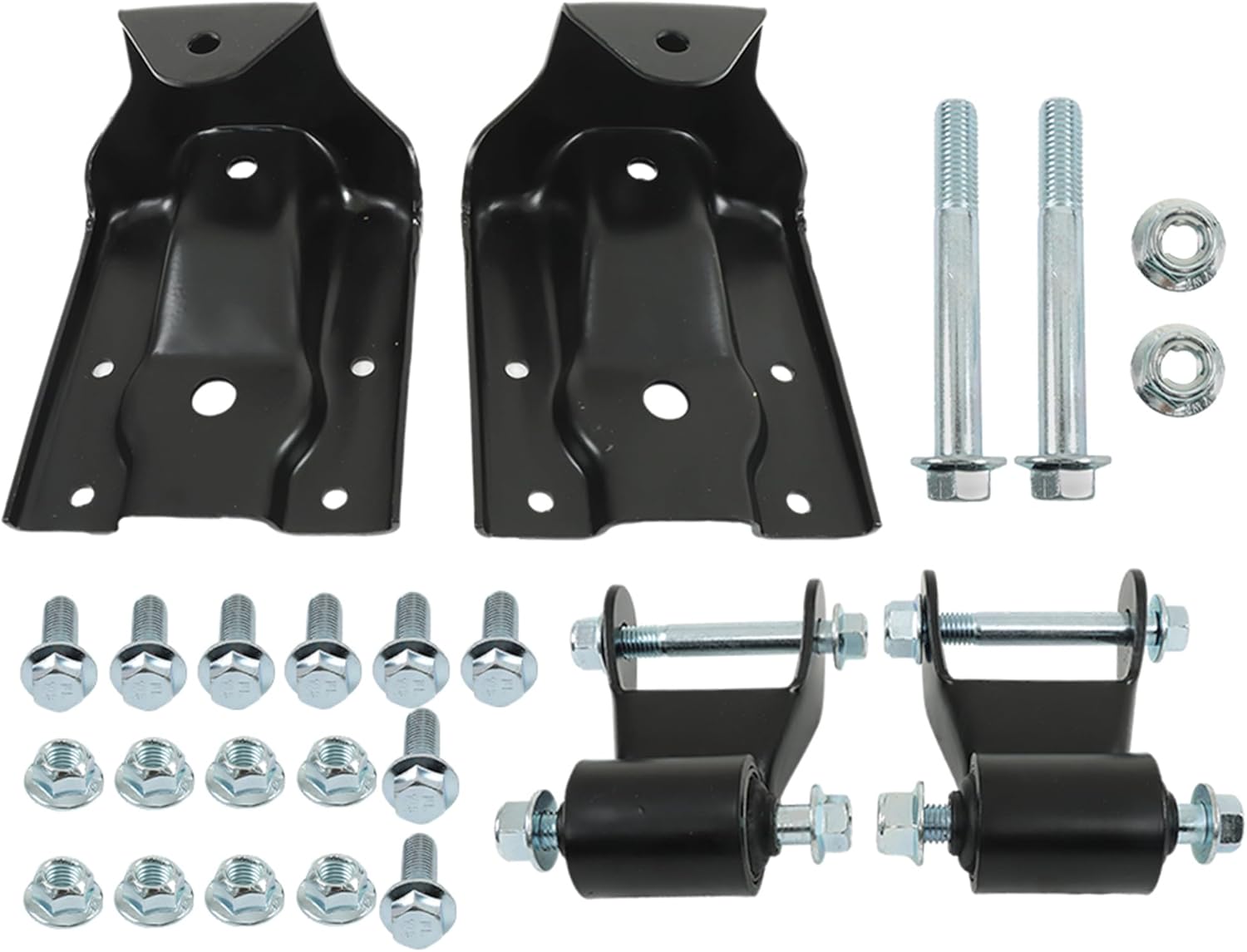 Rear Leaf Spring Hanger Bracket Shackle Replacement for Sierra 1500 Silverado 1500 1999-2013