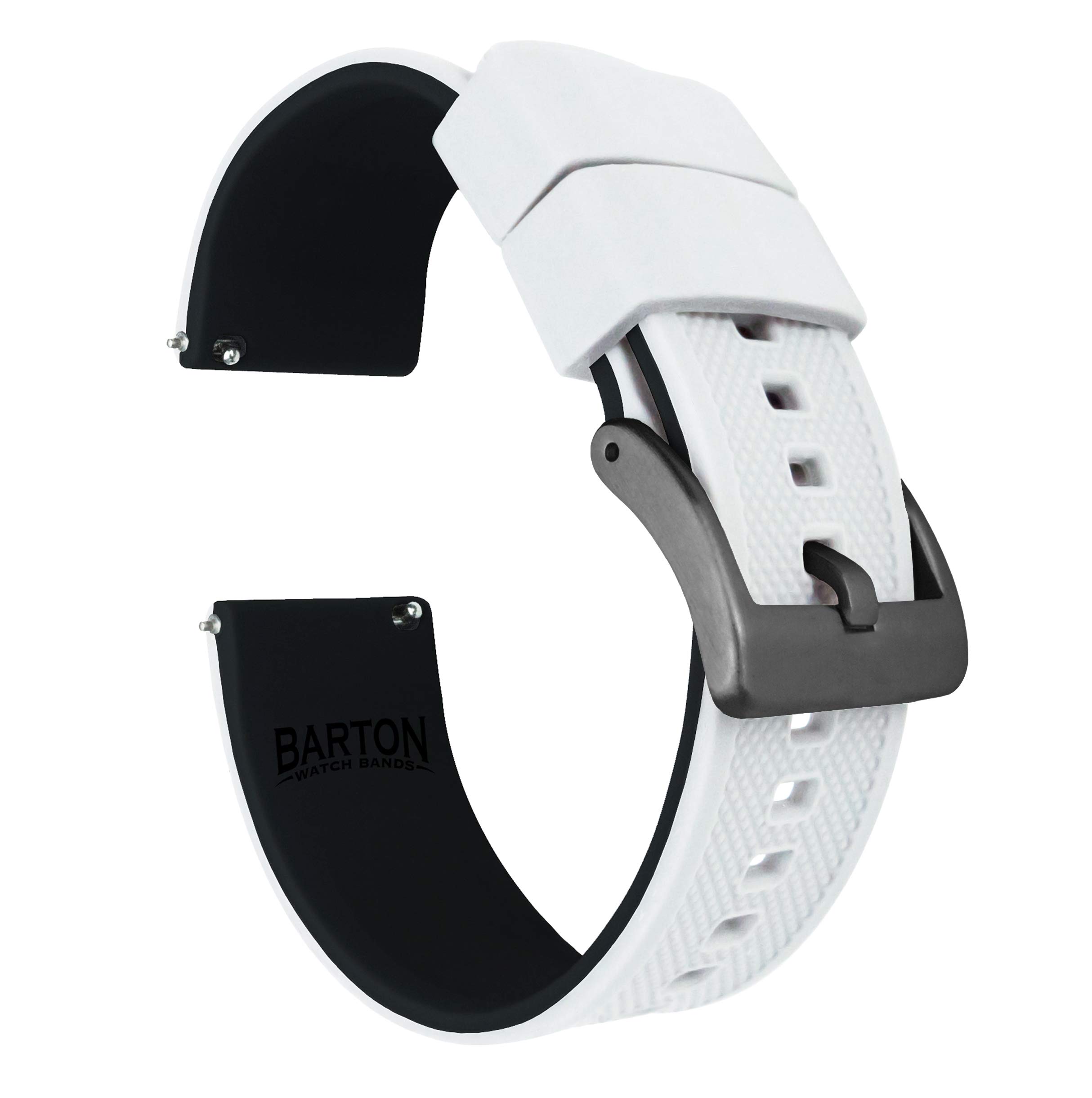 BARTON Elite Silicone Watch Bands - Gold Buckle Quick Release