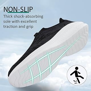 Giniros Zapatillas de Deporte Slip On Zapatillas Running Hombre Correr Jogging Caminar Bambas Gimnasio_2
