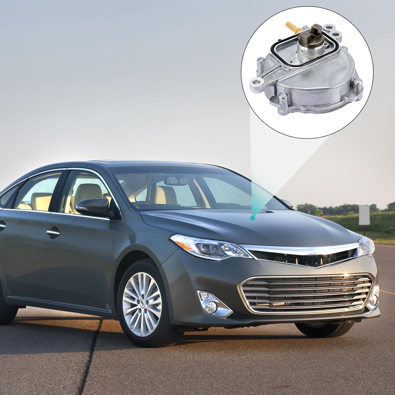 Brake Vacuum Pump (2.5L L4) for Toyota Avalon Camry RAV4 Tundra 2018-2022, Lexus ES250 ES350 2020-2022, Replaces 29300-F0011,29300-25011, 29300-25012