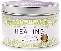 Vista 11 de MAGNIFICENT 101 Vela de aromaterapia para bendición del hogar de larga duración - Vela de salvia para aroma de amor y risa - 6 oz - 35 horas