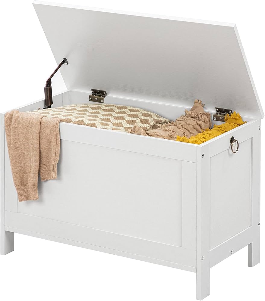 Amazon.com: HOOBRO Toy Box, Retro Wooden Look Storage Chest with