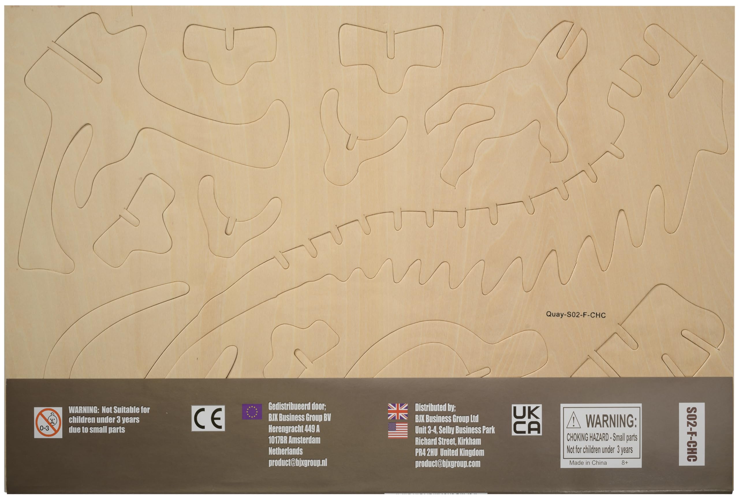 Quay Velociraptor Large Woodcraft Construction Kit FSC