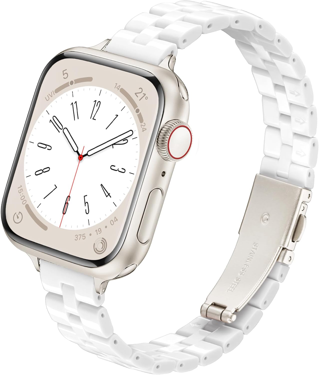 wipalor Thin Resin Tortoise Shell Bands for Apple Watch Bands for Women 42mm 44mm 45mm 46mm 49mm, Slim Resin Fashion Lightweight iWatch Bracelet for iPhone Watch 11 10 9 SE 8 7 6 5 4 3 2 1 Ultra-Blue