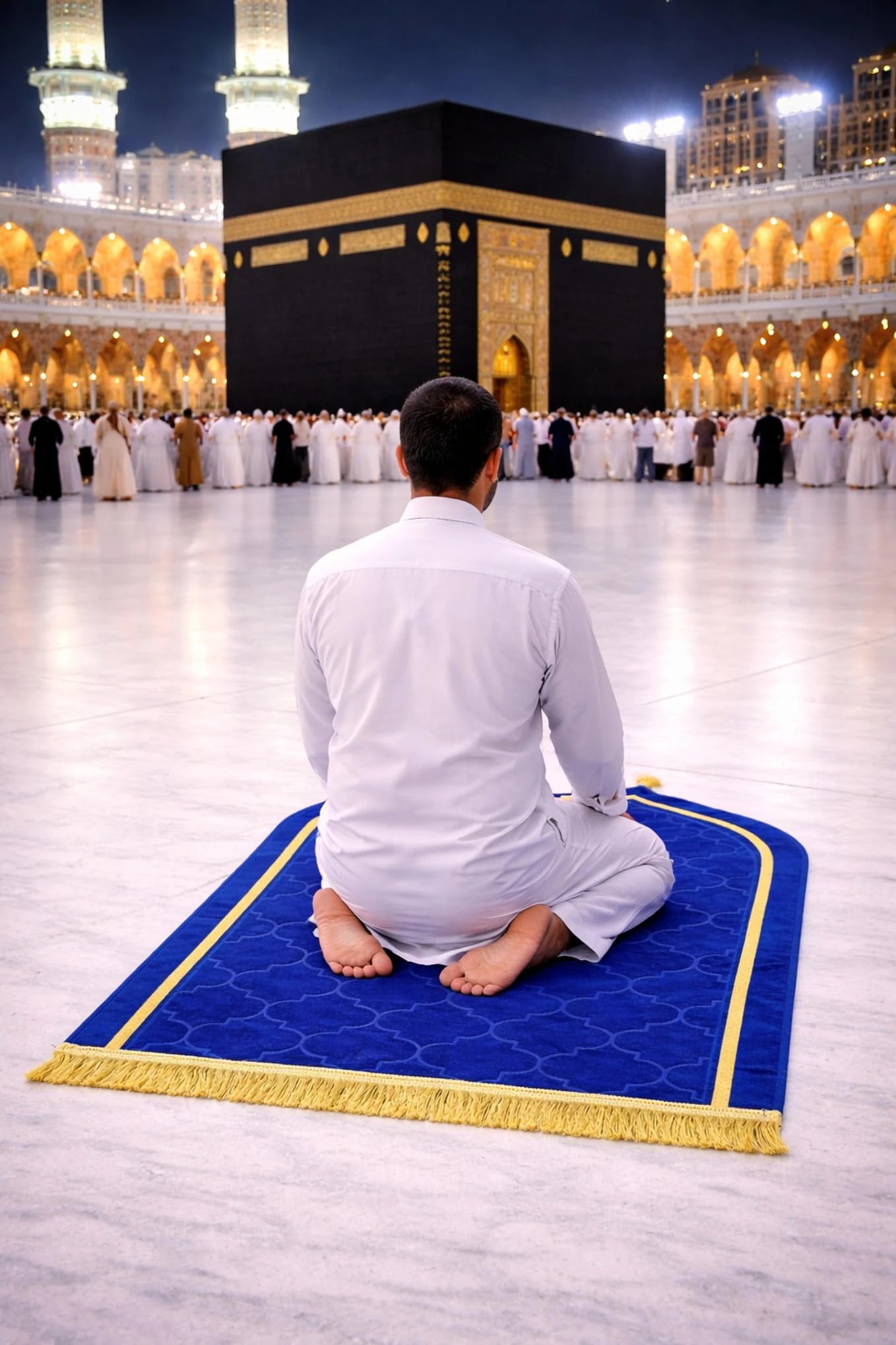 Janamaz Prayer Mat for Namaz – Premium Turkey Velvet Muslim Prayer