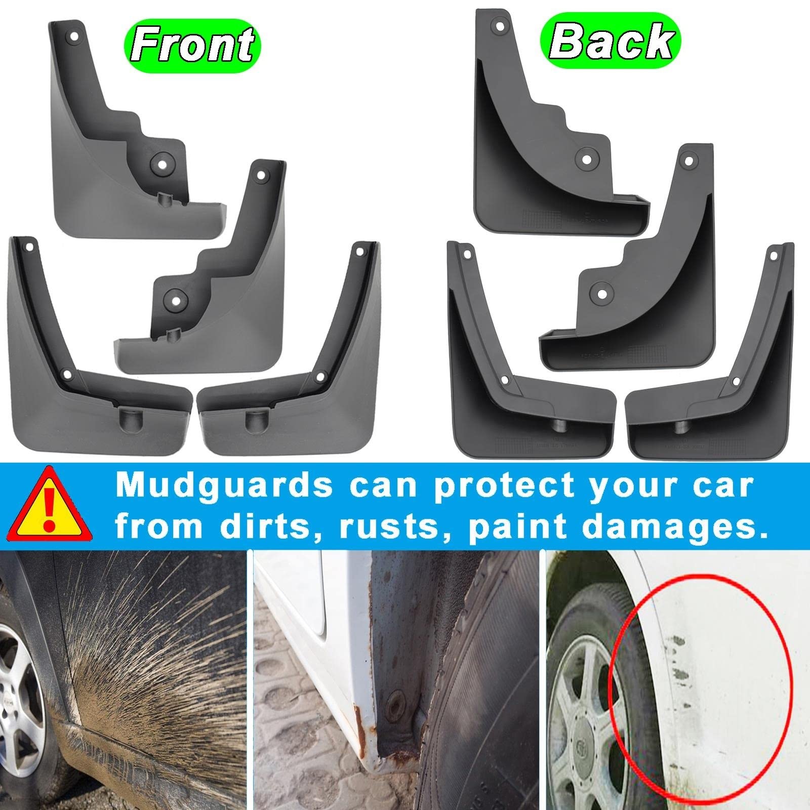 Paraspruzzi Auto Paraspruzzi Universali In Gomma Da 5 Mm Per Paraspruzzi Paraspruzzi Per Peugeot Parafanghi
