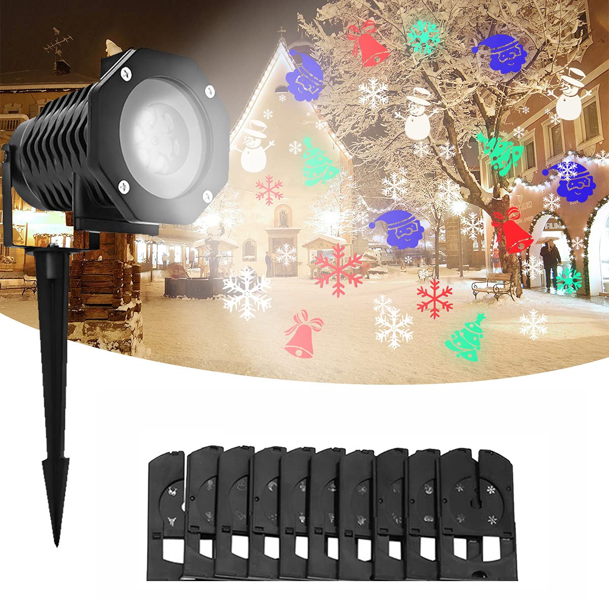 High Waterproof Auto Rotating Spotlight 