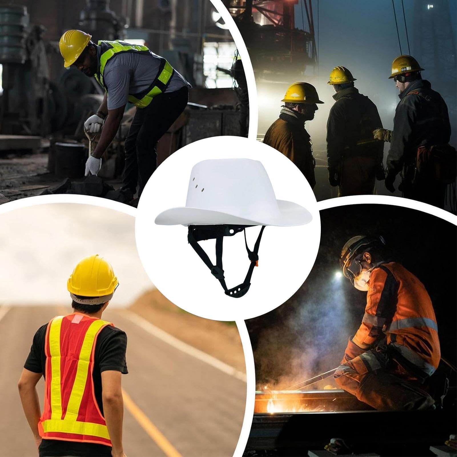 Casco de seguridad ajustable con protección solar