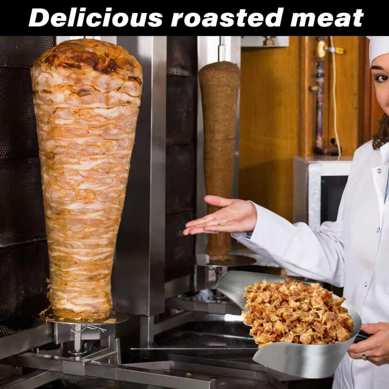 Li Zhen Rotisserie Catch Pan Meat Catcher,Handheld Catcher Pan for Shawarma Doner Kebab Grill Machine, Vertical Rotisserie Meat Catcher,11 Inch Diameter