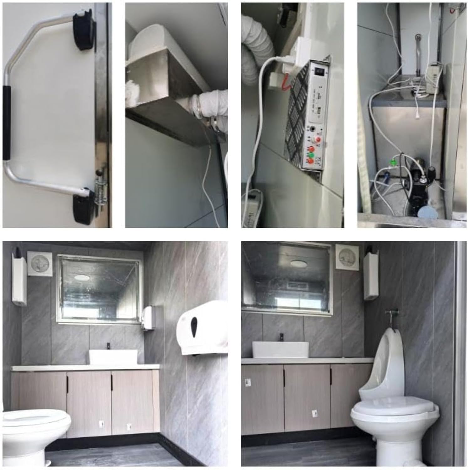 Compact Portable Toilet, Mobile Sanitation Facility for Road Trips and RV Camping, Portable Toilet with Lightweight Build and Sealed Waste Tan