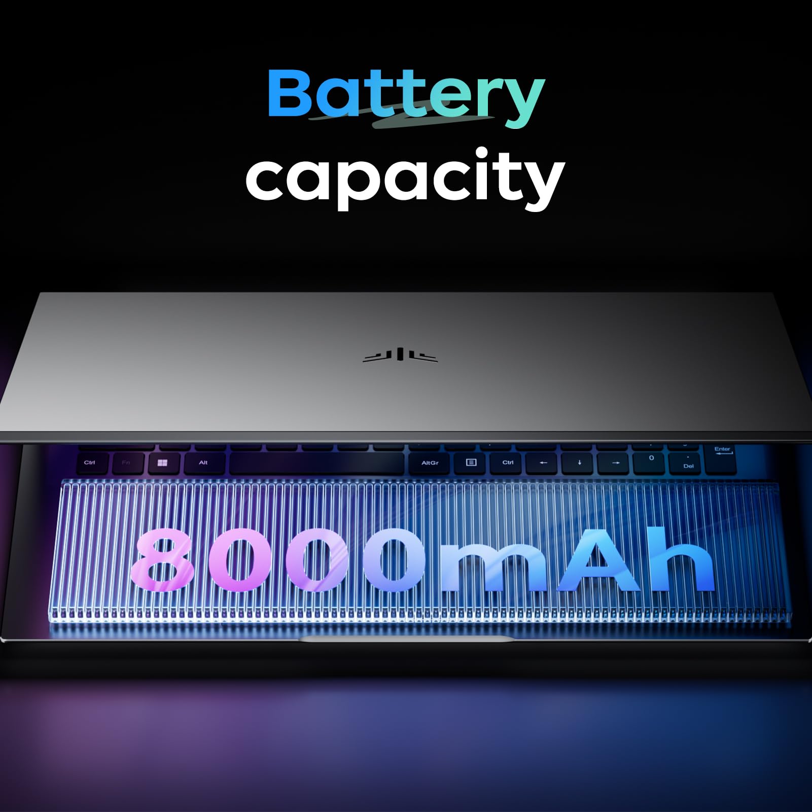 Tivique 18,5" pc portatile, Processore N150, 8000mAh computer portatile FHD 4 Core 16GB RAM 512GB SSD, Display IPS 1920x1080, Schermo FHD, HDMI & USB-C, 3X USB3.2, Laptop Leggero per Studio e Ufficio