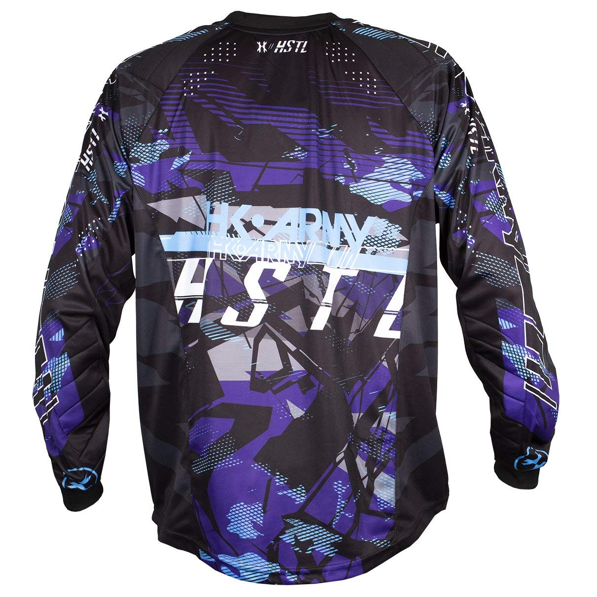 HK Army Paintball HSTL Line Trikot - Grün, Langarm, V-Ausschnitt, Unisex-Erwachsene, Unisex-Jugendliche, Frauen, Sportlich, feminine, Belüftete Seitenteile, Baumwolle 50%, Polyester 50%