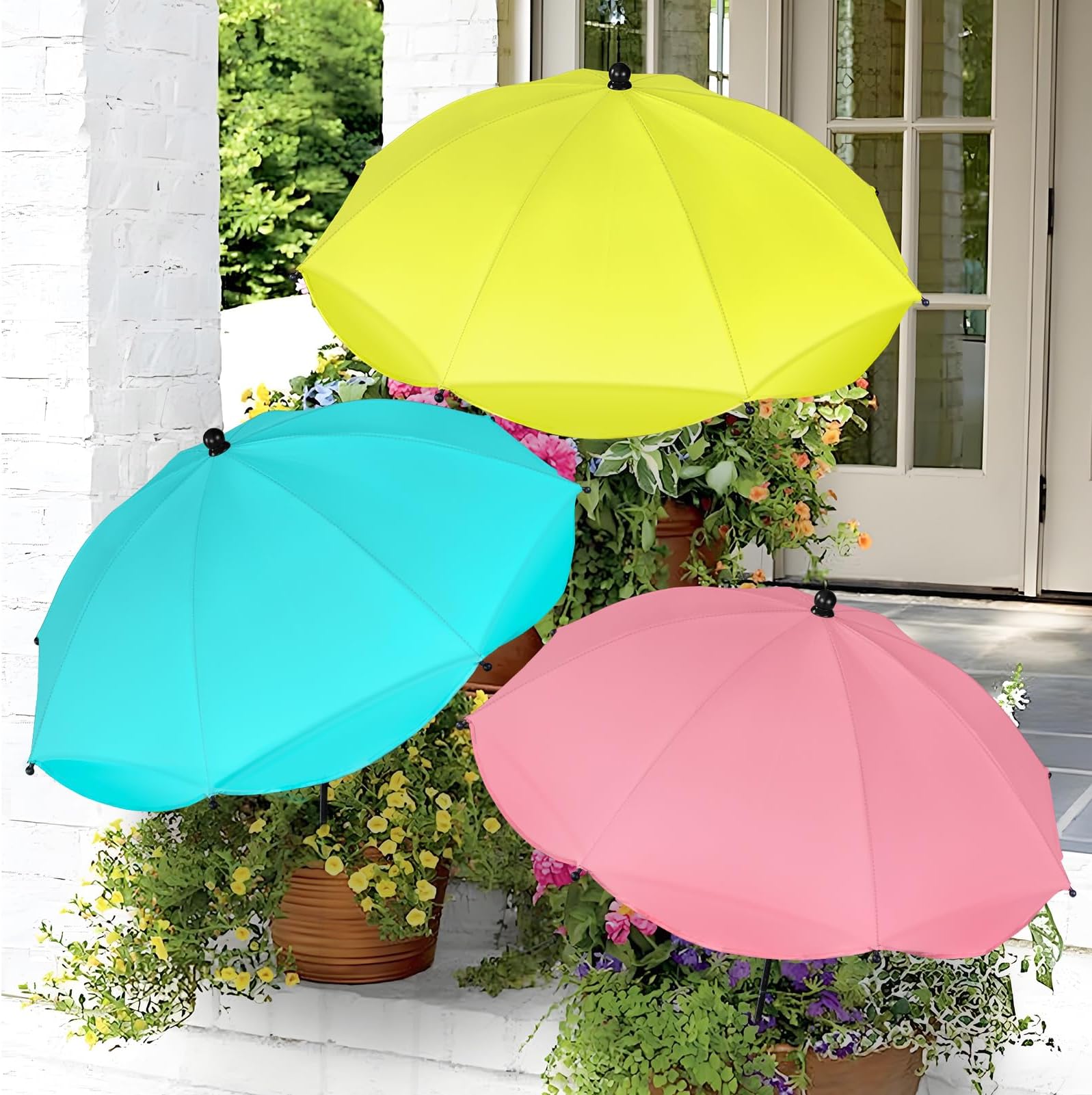 Plant Umbrellas for Outdoor Plants, Adjustable Garden Shade Umbrella Larger Size Plants Shade Cover Umbrella Sun Protection for Potted Plants Garden Beds from Direct Sunlight