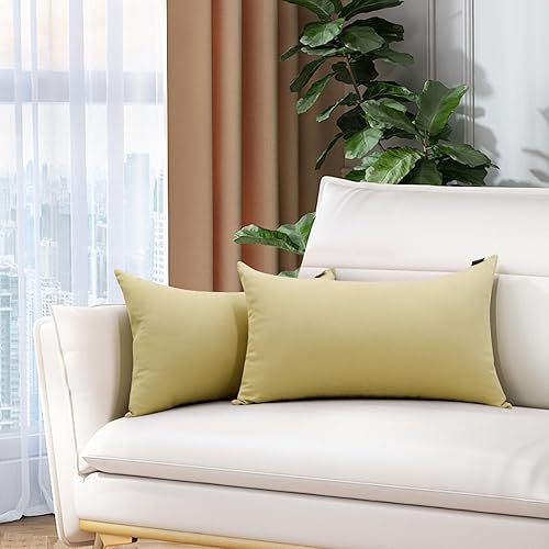 Vista 209 de Thmyo Paquete de 2 fundas de almohada cuadradas decorativas de algodón, fundas de almohada de sublimación en blanco, fundas de cojín blancas