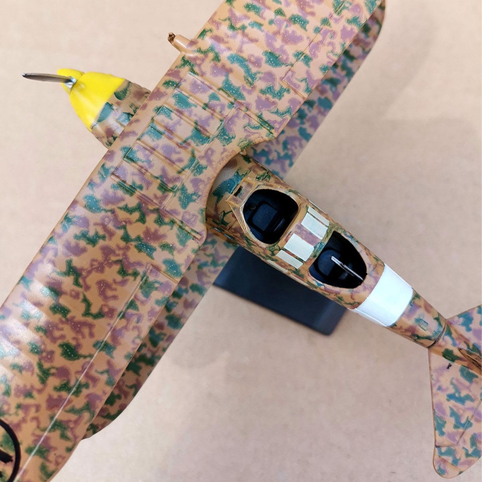 harayaa Avión de Modelo a Escala Maqueta Aviación Bombardero Miniatura Aleación con Soporte Colección para Escritorio Estudio Regalo Ornamento