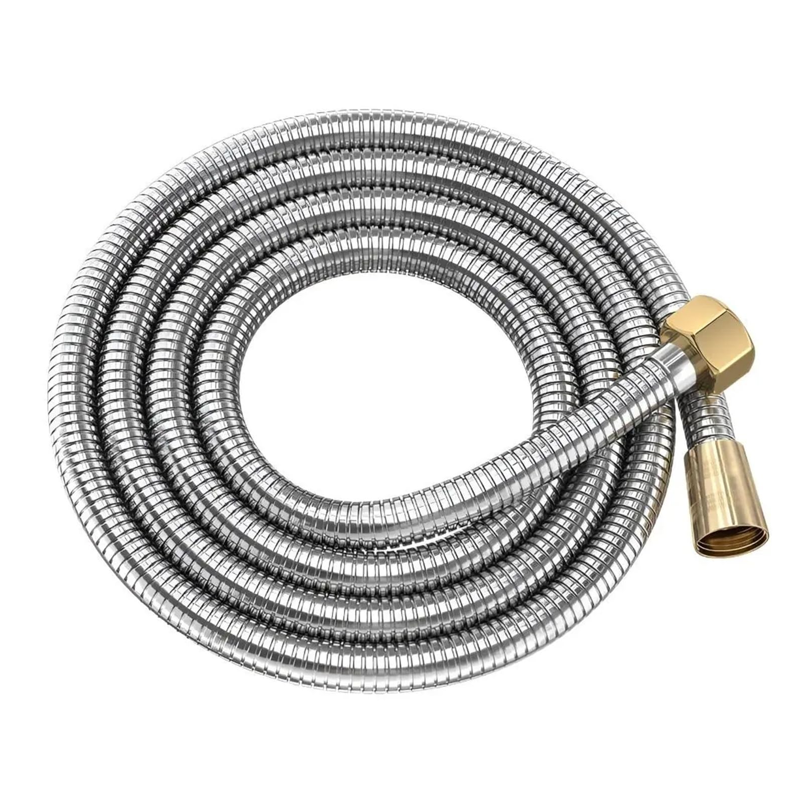 Manguera de ducha antibobinado y flexible con tubo reforzado de alta presión