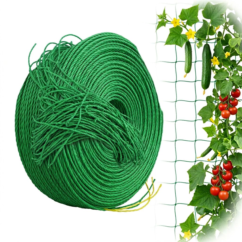Plant Support Netting, 1.8 * 5m Climbing Plant Netting for Vegetable Patch, Fine Mesh Garden Netting for Supporting Plants, Vines Creepers, Durable Plant Support Trellis for Home Garden