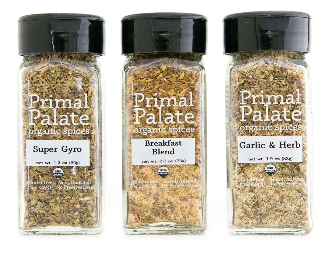 Primal Palate Organic Spices - Everyday AIP Blends 3-Bottle Gift Set