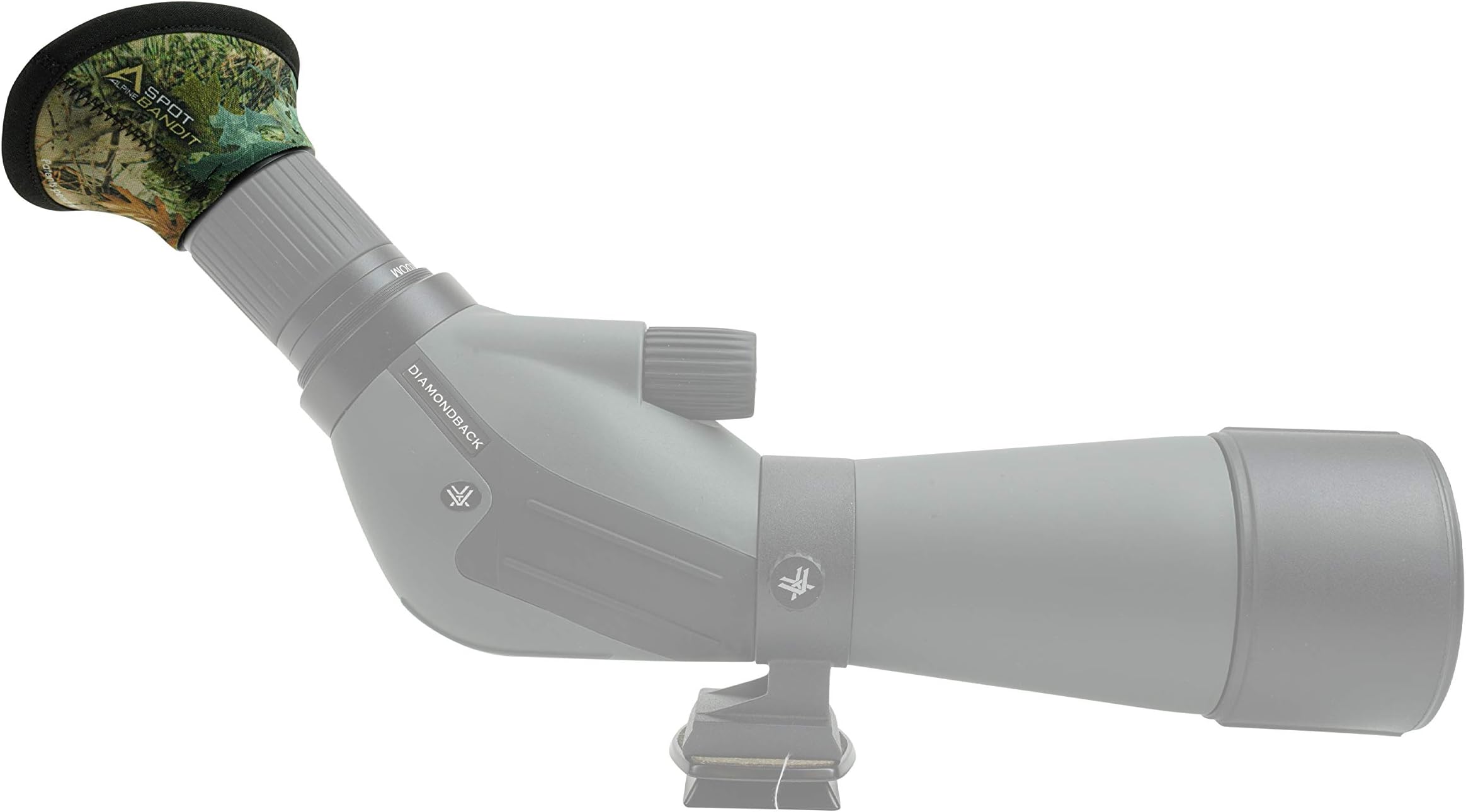 Alpine Innovations SpotSlicker Bandit - Water-Resistant Spotting Scope Eyeshield to Block