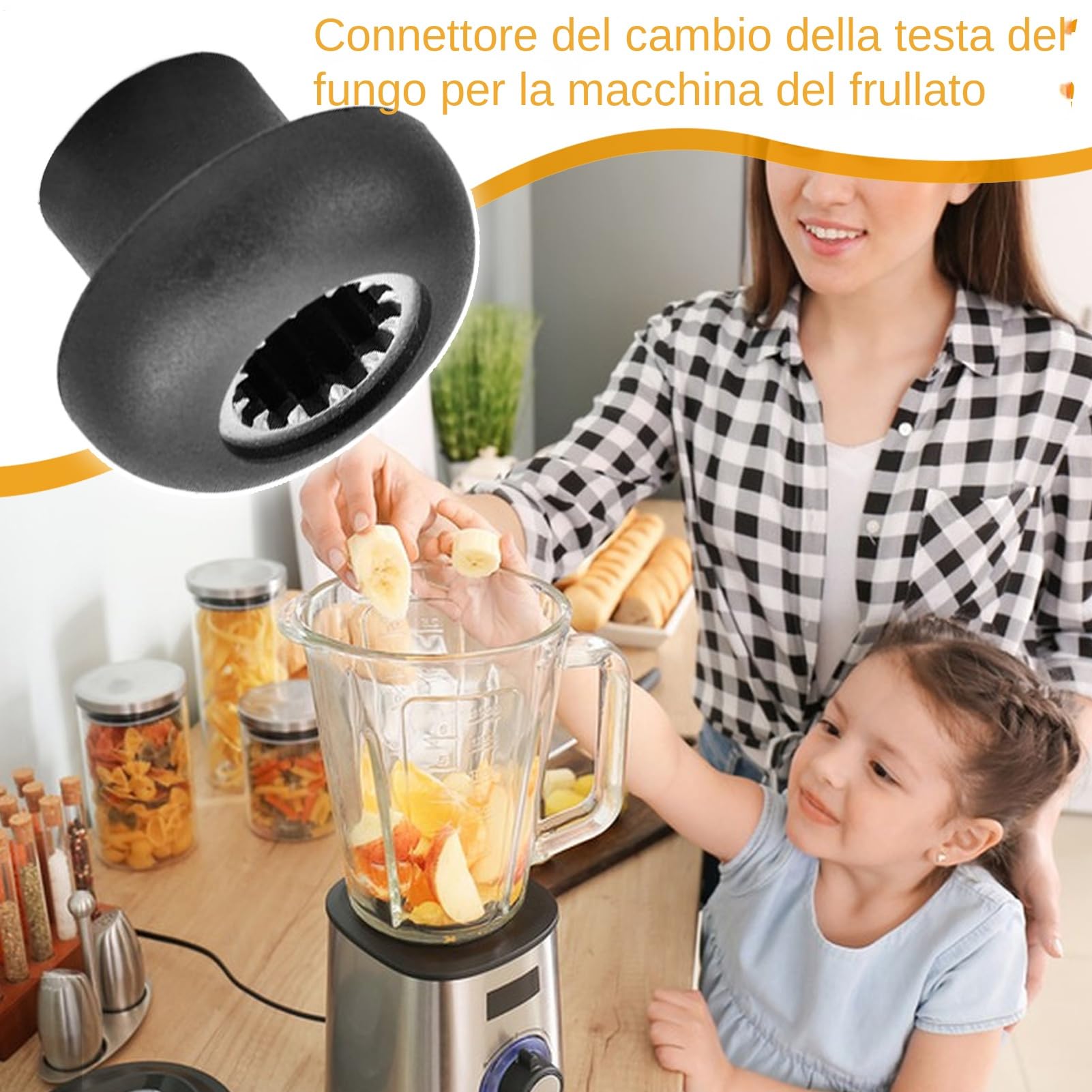 Presa Di Azionamento Del Frullatore - Sostituzione 'ingranaggio Da 2,1x2,7 Cm, Accoppiamento Del Frullatore Durevole, Accessorio Per Robot Da Cucina Ad Alta Precisione | Parte 'elettrodomestic