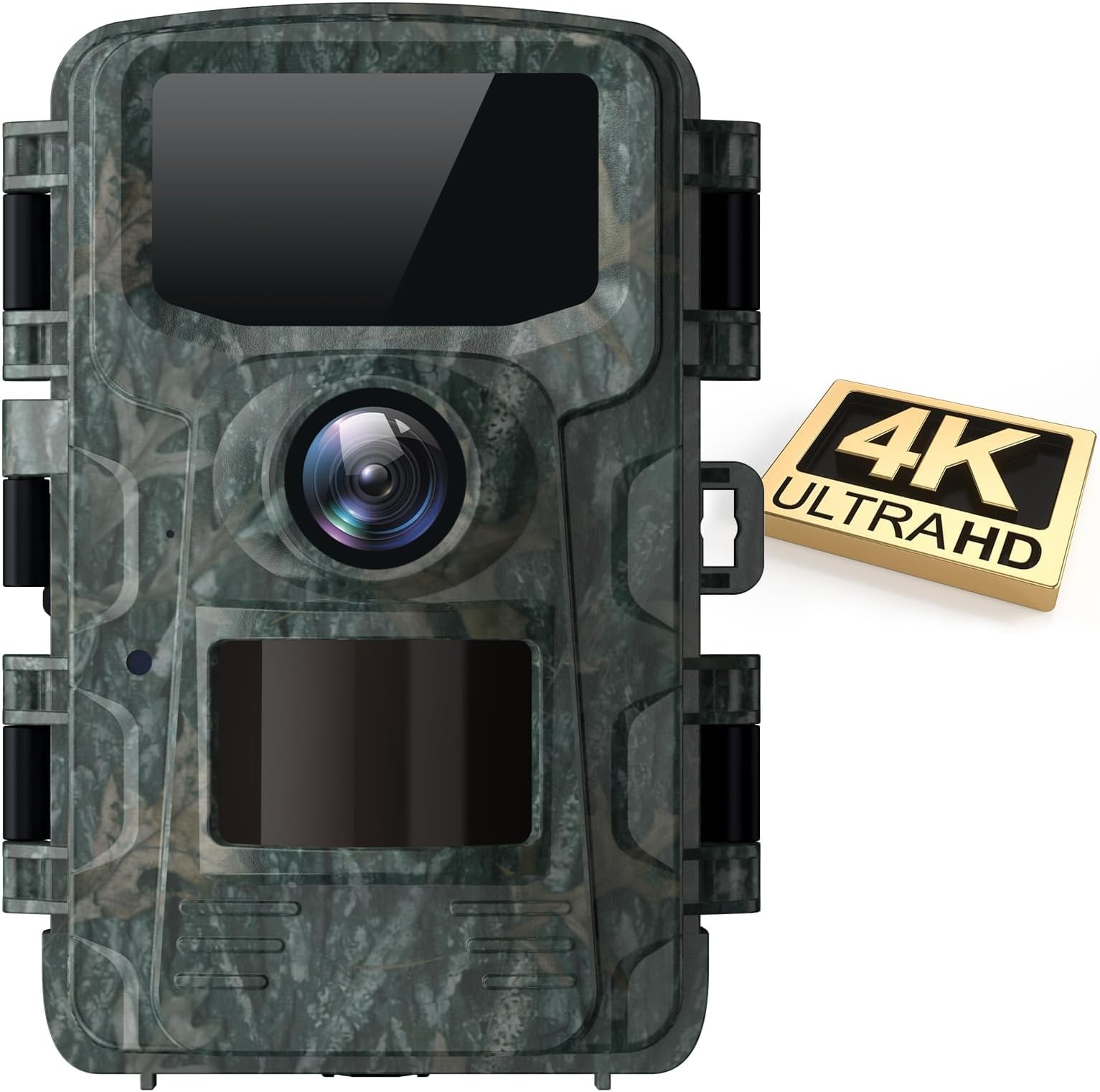 VOOPEAK 4K 48MP Wildlife Camera, Trail Cameras 0.1s Trigger Time Latest Sensor Motion Hunting Game Cameras Time-Lapse with 120°Wide-Angle 2.0” LCD for Wildlife Outdoor Monitoring