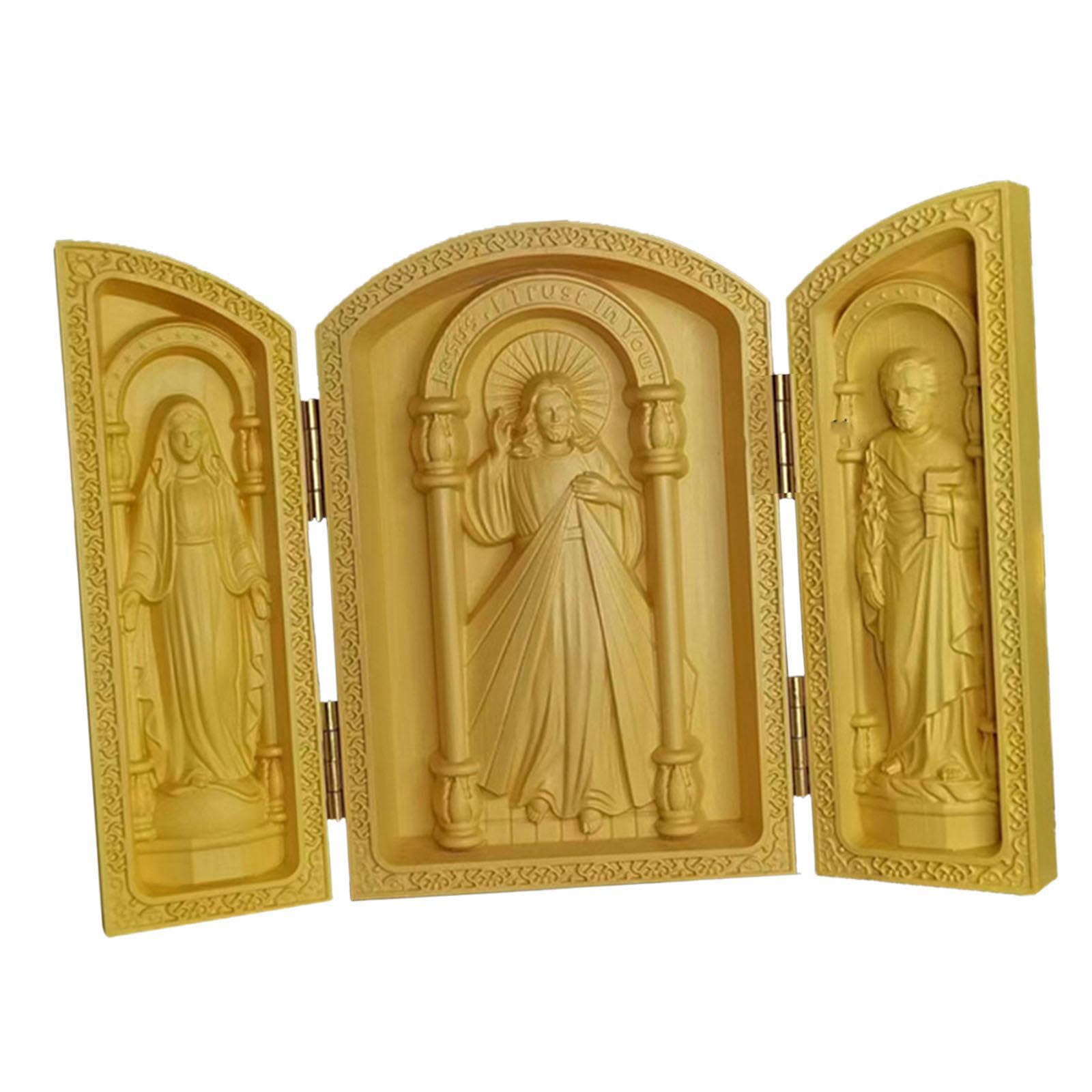 Figurine religieuse en bois pour apporter sérénité et spiritualité dans votre foyer