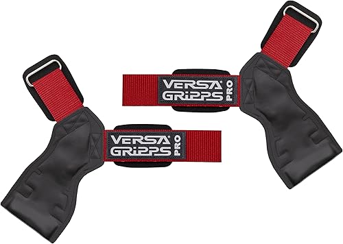 Vista 26 de Versa Gripps® - Correas de muñeca Pro para levantamiento de pesas, fabricado en los Estados Unidos, el mejor accesorio de entrenamiento Naranja