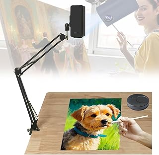 Projetor de desenho, projetor Smart Sketcher com mini programa profissional, suporte, caixa de luz para calcar, correção...