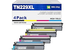 MFC-L3720CDW Compatible Toner Cartridges TN229XL 4-Pack