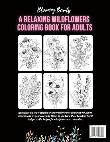 Miniatura 2 de WildFlower Coloring Book Blooming Beauty A Relaxing Wildflowers Coloring Book for Adults