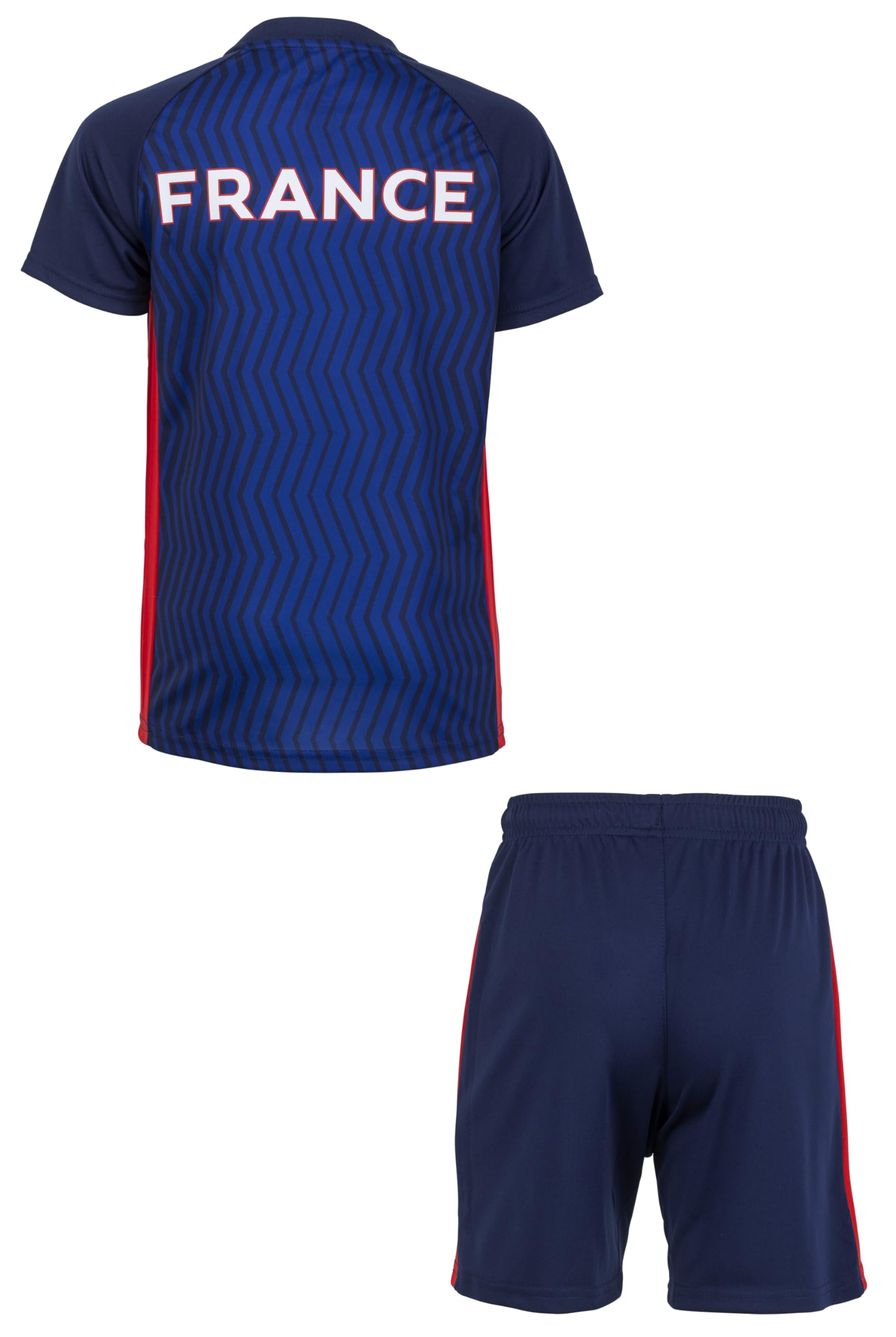 Ensemble Maillot + Short Equipe De France FFF – Collection Officielle, Enfant, En Polyester
