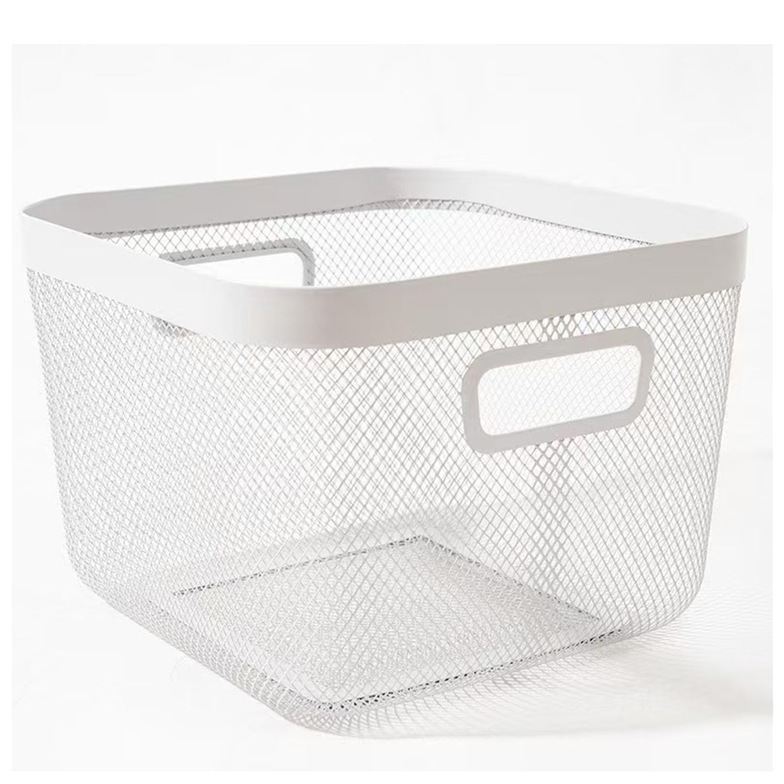 AJIODA Metal Mesh Steel Baskets, Household Wire Storage Organizer Bin Garden Harvest Basket Multi-functional Fruit Baskets with Handles for Kitchen