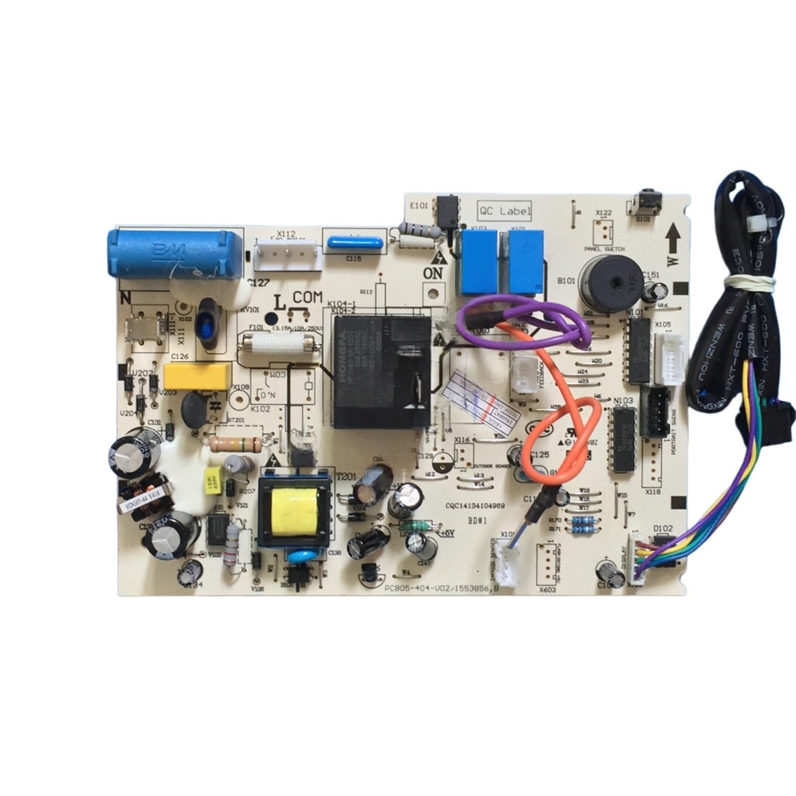 Compatible for Hisense Air Conditioner Indoor Unit Control Board, PCB05-404-V02 1553856.B 1457002.B PCB Circuit Spare Parts(Heat and Cool)