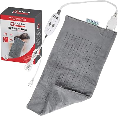 Massaging Weighted Heating Pad for Back Pain Relief,12