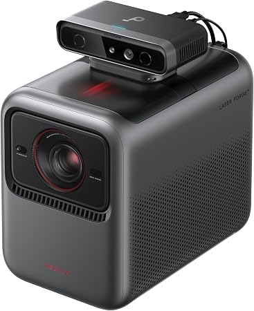 Nebula X1 + SpaceFlow 4K AI Mapping Bundle: Triple Laser Projector with 3D Mapping Kit, 3500 ANSI Lumens, 56000:1 Contrast, Dolby Vision, 40W Sound, 100+ Ready-to-Use Templates
