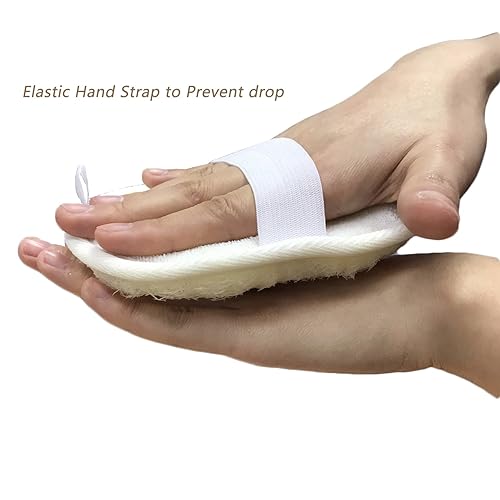 Miniatura 5 de 6 paquetes de almohadillas de lufa para lavar el cuerpo esponja de lufa para hombres y mujeres perfecto para baño y ducha