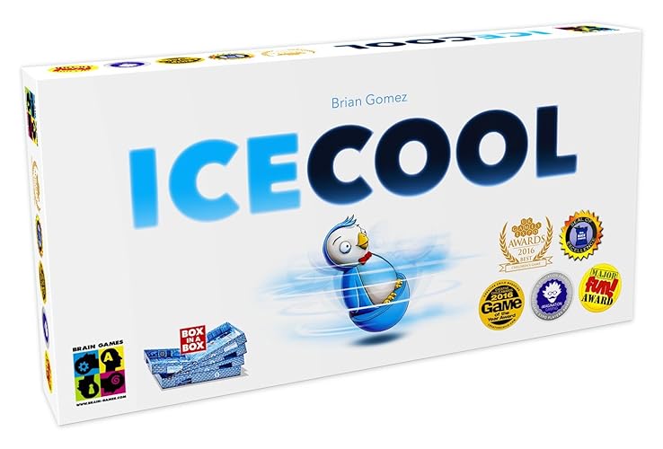 Juegos Cerebrales: ICECOOL, Un Juego de Mesa Estratégico Rápido y Divertido de Picotear Pingüinos, Un Juego Familiar que Todos Seguro que Disfrutarán, Para Edades a partir de 6 años