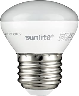 Sunlite R14/LED/E26/4W/D/27K LED R14 Mini-Reflector Floodlight 4 Watt (25W Equivalent) Light Bulbs, Medium (E26) Base, 2700K, Warm White
