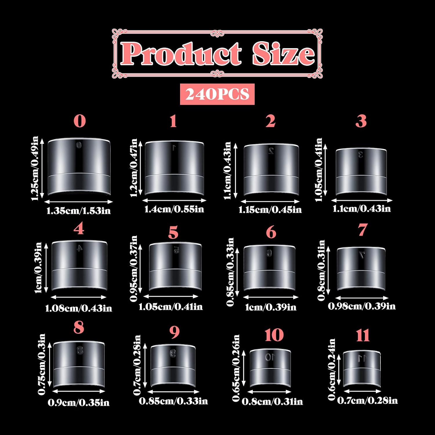 240PCS Clear Soft Gel Toe Nail Tips with Storage Box, French Pre-Formed Press on Toenails, Short Square Transparent Fake Toe Nails for Salon, Home Foot Pedicure Manicure and DIY