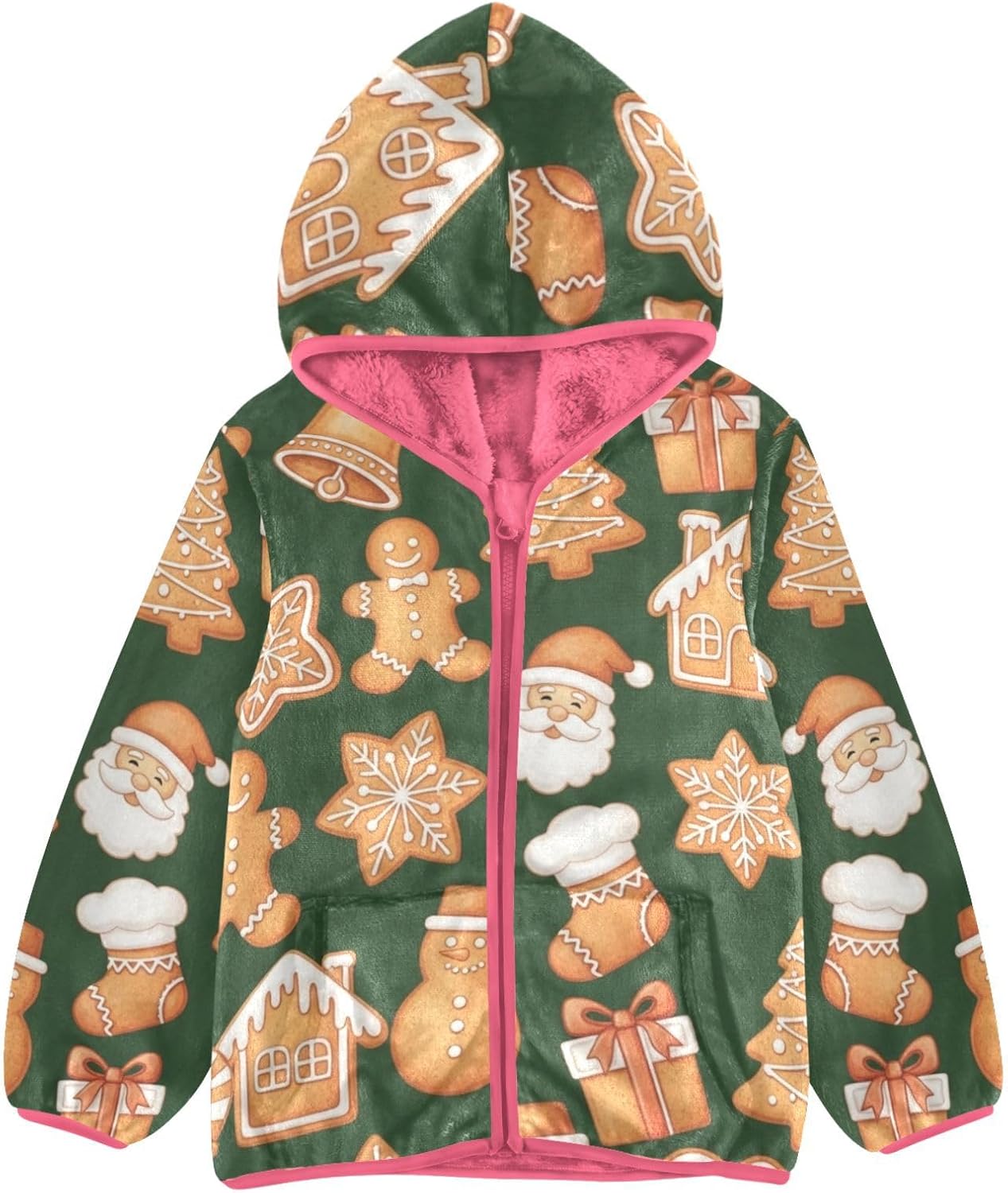 Christmas Toddler Winter Jackets Children Coat Baby Girl Clothes 3T