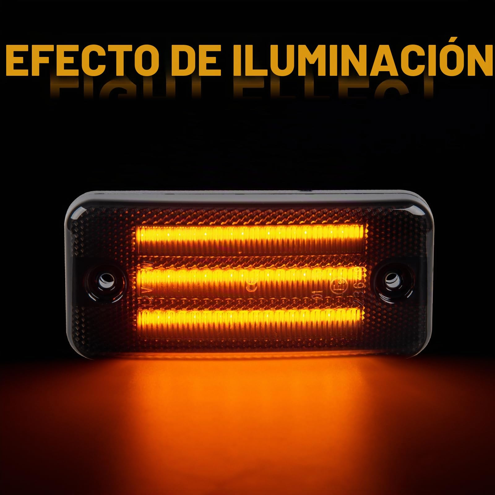 6 Piezas intermitente laterales LED para Fiat Ducato Citroen Relay Peugeot Boxer Trucks Magnum Midliner Midlum Premium 2 VOLVO FE FL II, Luce Intermitente Lateral