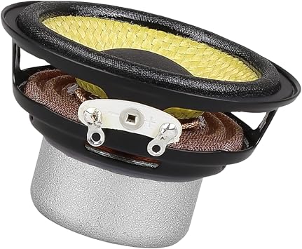 52mm 2 Full Range Speaker 4Ohm 15W High Output Double System with 20 Core Voice Coil No Shock Woven Cone for Home Theater