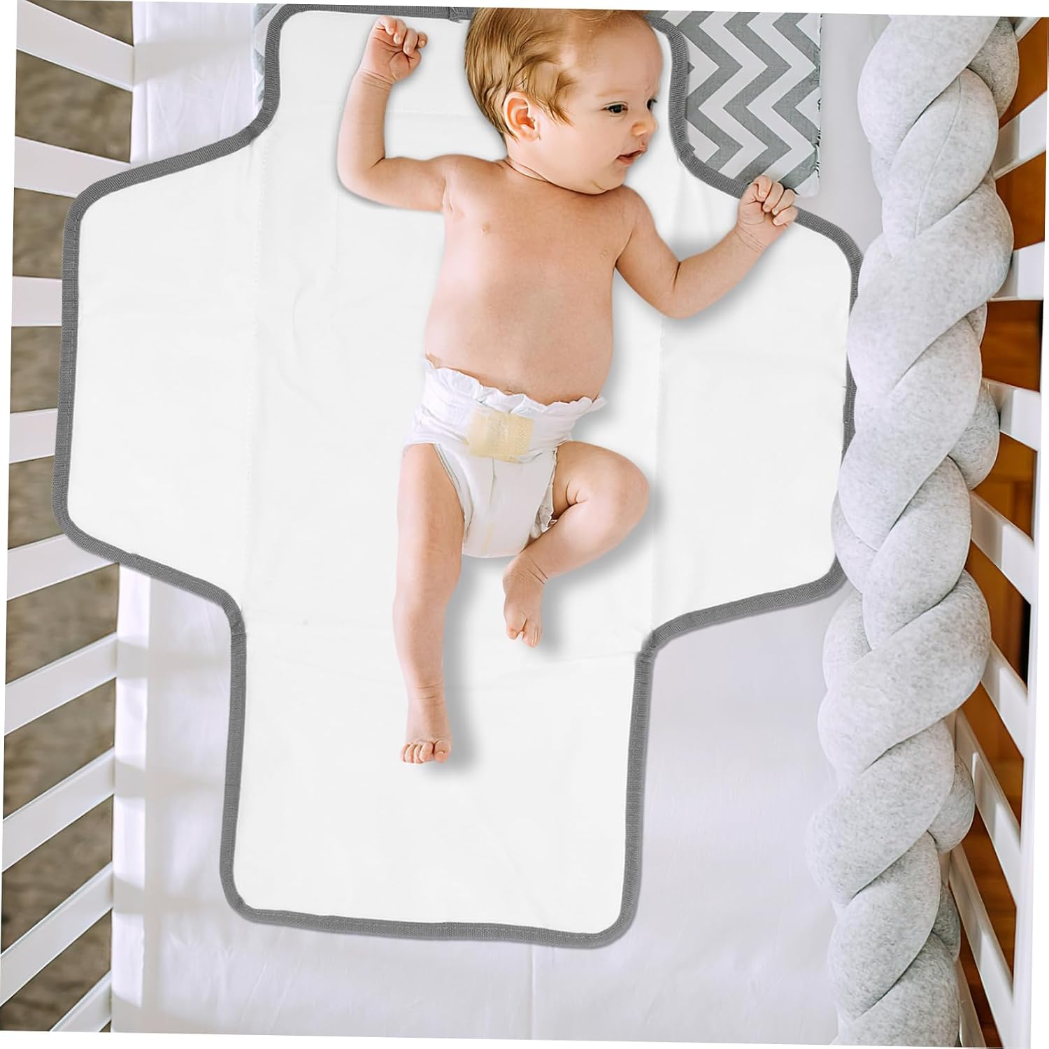 Abaodam Portable Changing Pad Cover Changing Table Pad for Travel Versatile Use as Mattress Play Mat Lightweight Leak Design